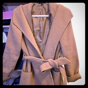 Express tan coat